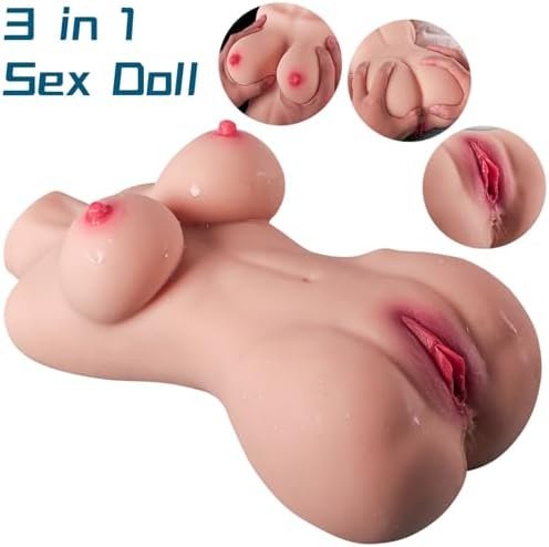 12Lb Sex Doll Male Masturbator 3D Adult Sex Toy Torso Doll With