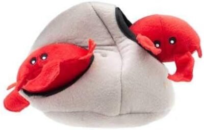 ZippyPaws - Sea Buddies Burrow Interactive Squeaky Hide and Seek