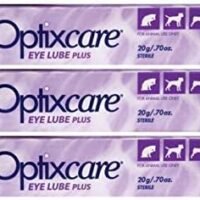 OptixCare Eye Lube Plus Hyaluron 20g for Dog Cat Horses Pack of 3