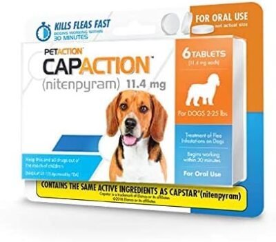 CapAction Oral Flea Treatment Small Dog 6ct