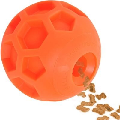 Hipat Large Dog Treat Ball Dog IQ Puzzle Toy Interactive Food