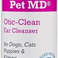 Pet MD Otic Clean Dog Ear Cleaner for Cats and Dogs - Effective