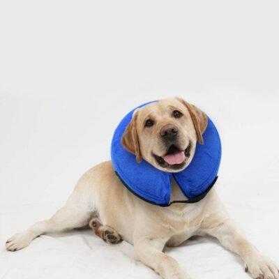 E-KOMG Dog Cone After Surgery Protective Inflatable Collar Blow Up
