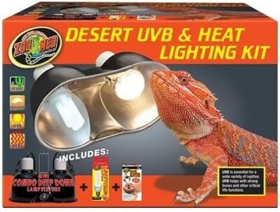 Zoo Med Desert UVB & Heat Lighting Dual Kit