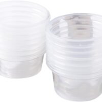 SLSON 100 Pack Gecko Food and Water Cups Gecko Ledge Cups Reptile