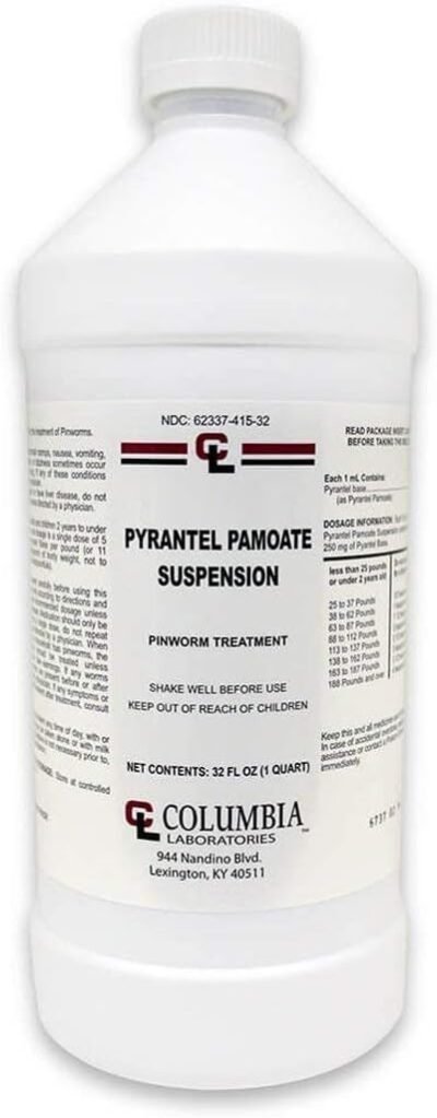 Pyrantel Pamoate Suspension 50 MG 32 oz Bottle