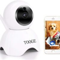 TOOGE Pet Dog Camera Wireless Home Security Camera FHD WiFi Indoor