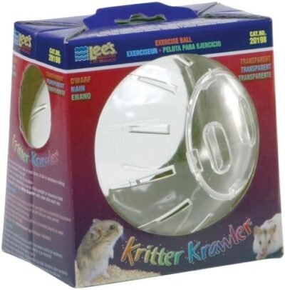 Lee's Kritter Krawler Mini Exercise Ball 5-Inch Clear