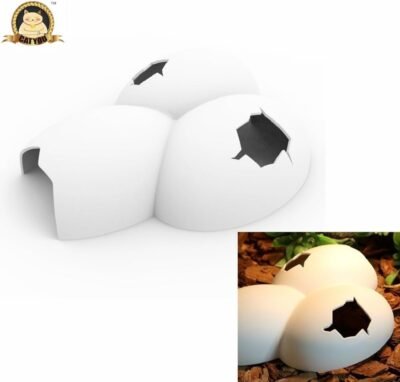 CatYou Reptile Cave Hide-Away Reptile Tank Dcor Egg Look