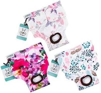 CuteBone Dog Diapers Female Reusable Period Panties Washable Puppy