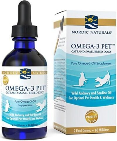 Nordic Naturals Omega 3 Pet - Fish Oil Liquid For Cats and Small Dogs