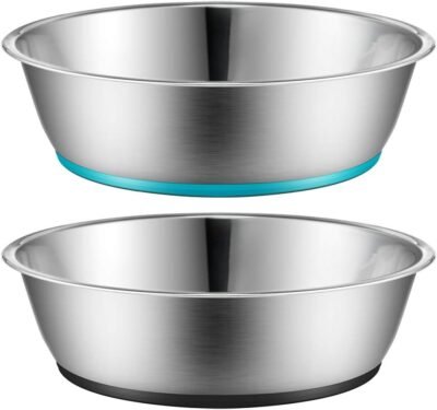 Peggy 11 Light Non-Slip Stainless Steel Dog cat Bowl