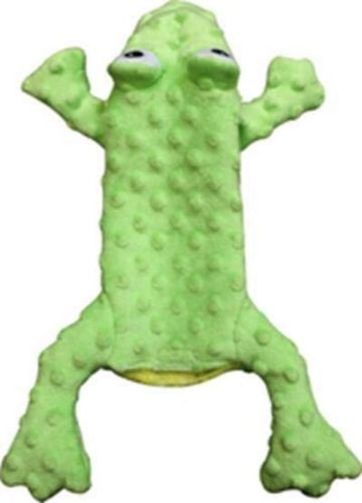 Ethical Pets 54093 Skinneeez Extreme Stuffing Free Dog Toy 14' Frog
