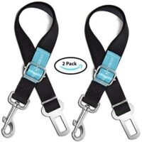 Dog Seat Belt Pet Dog Cat Car Seatbelt Safety Tether - 2 Pack -