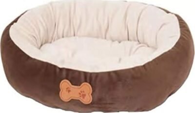 Aspen Pet Oval Cuddler Pet Bed for Small Breeds 20-inch by 16-inch