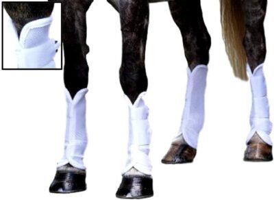 Shires Airflow Turnout Socks Lightweight Mesh Horse Fly Boots Insect
