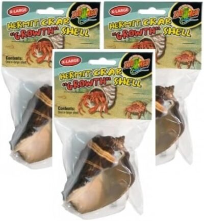 Zoo Med Hermit Crab Growth Shell X-Large Pack of 3