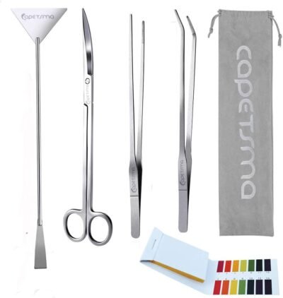 capetsma Aquascape Tools Long Stainless Steel Aquarium Plant Tools
