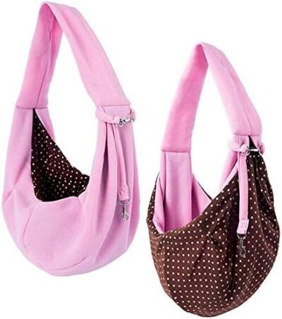 Grtdrm Pet Sling Carrier Bag Travel Tote for Cats Dogs Up to 16 lbs