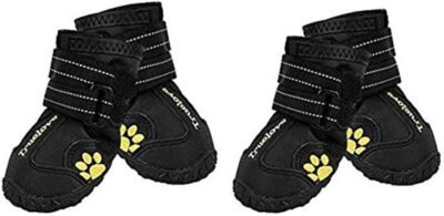 EXPAWLORER Waterproof Dog Boots Reflective Non Slip Pet Booties for