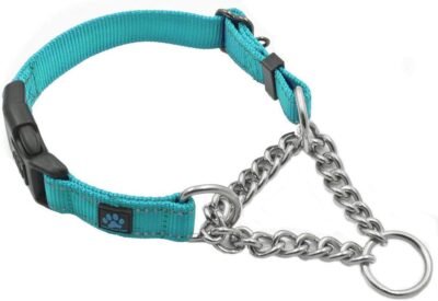 Max and Neo Stainless Steel Chain Martingale Collar - We Donate a
