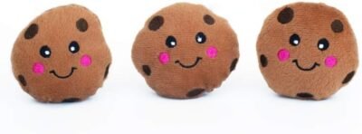 ZippyPaws - Food Miniz Stuffed Squeaker Dog Toy and Replacement for