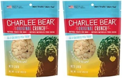 Charlee Bear Dog Treats with Liver 2 Pack 16 oz Each