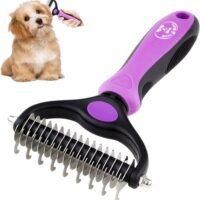BENCMATE Dematting Comb Tool for Dogs Cats Pet Grooming Undercoat