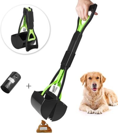 SCPET Pet Pooper Scooper for Dogs and Cats with Long Handle Foldable