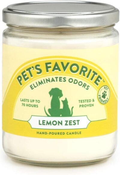 Pet's Favorite - Tested & Proven - Odor Eliminating Candle in 4 Great