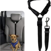 BWOGUE Pet Dog Cat Seat Belts Car Headrest Restraint Adjustable