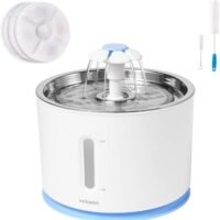 Cat Water Fountain Stainless Steel Top Pet Water Dispenser 24L Water
