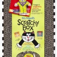 Petmate FATCAT Big Mama's Scratchy Box Cardboard Cat Scratcher Catnip