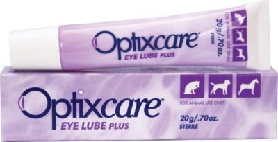 OptixCare Pet Eye Lube Plus Hyaluron 20g for Dog Cat Horses