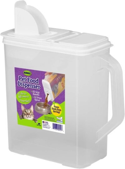 Buddeez 6-Quart Dispenser for Pet Food and Bird Seed