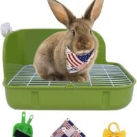 HumorousP Small Animal Litter Pet Toilet Potty Trainer Corner Litter