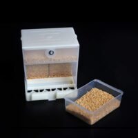 RYPET No-Mess Bird Feeder - Parrot Integrated Automatic Feeder for