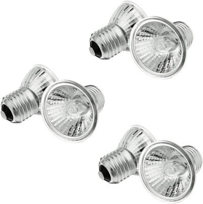 MD Lighting 6-Pack UVA UVB Reptile Heat Lamp Bulb E26E27 75 Watt Full