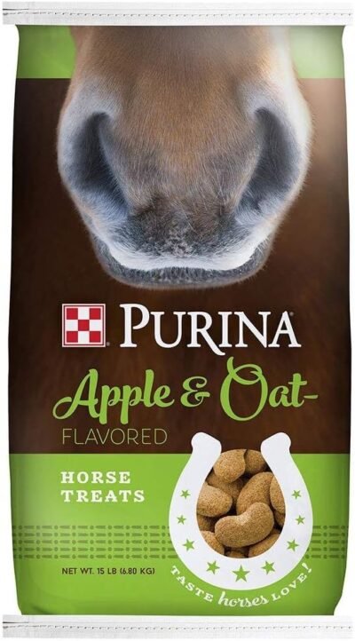 Purina Apple and Oat Flavored Horse Treats 15 Pound Bag