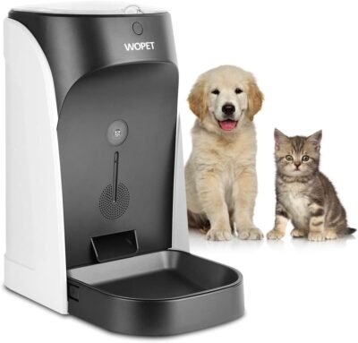 WOPET Automatic Cat Feeder Pet Feeder Auto Dog Cat FeederPortion