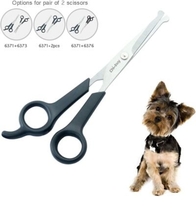 Chibuy Professional Pet Grooming Scissor with Round Tip Stainless