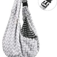 Jekeno Small Dog Sling Cat Carrier Adjustable Strap Hands Free Pet