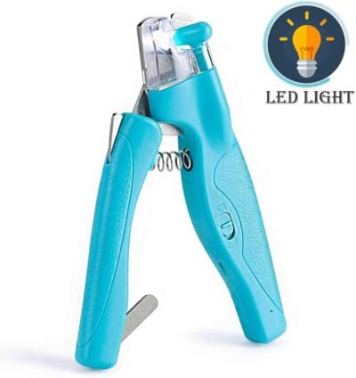 WWVVPET Pet Nail Clipper with LED Light for Dogs CatsElectric Nails &