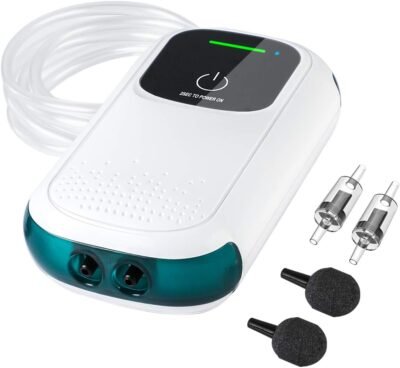 KEDSUM Aquarium Air Pump Rechargeable and Portable Fish Tank Air Pump
