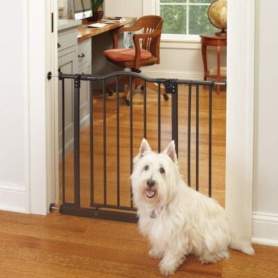 North States MyPet 3825' wide Windsor Arch Pet Gate Heavy duty metal