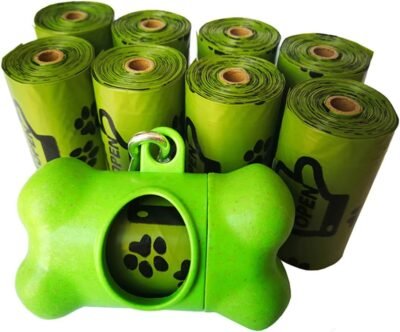 Ourhome520 Compostable Biodegradable Dog Poop Bag Refill Rolls