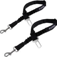 Vastar Dog Seat Belt Harness 2 Packs Pet Dog Seat Belt Leash