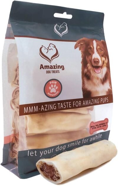 Cow Tail Dog Chew- Thick - Premium Quality - Sourced from Grass Fed