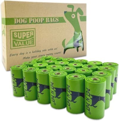 PET N PET Dog Poop Bag 360 Count Poop Bags Refill Rolls EPI Additive