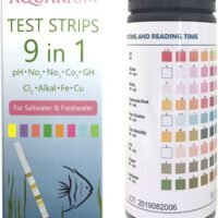 Qguai 9 in 1 Aquarium Test Strips Water Test Strips for Saltwater